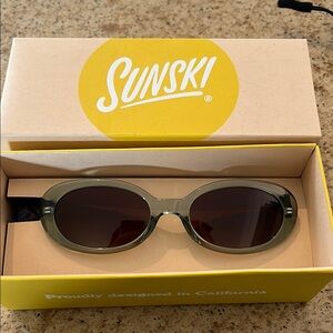 Sunski Bianca Sunglasses—Grass Terra Fade
